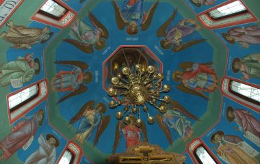 Temple Fresco painting on the walls of Temples