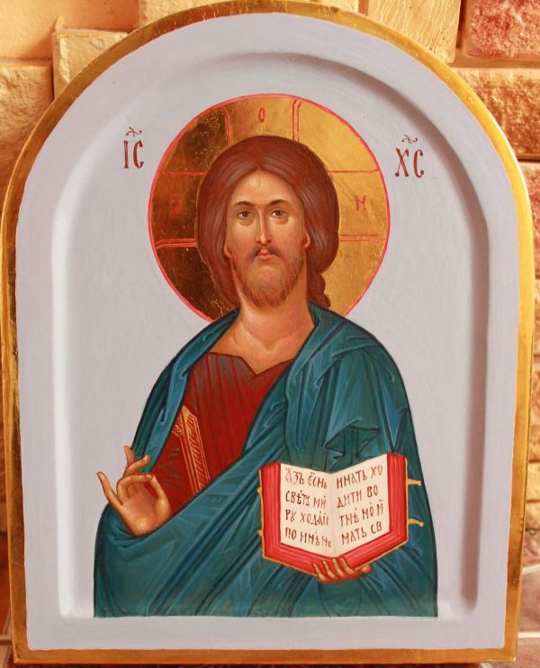 Господь Спаситель рукописна ікона