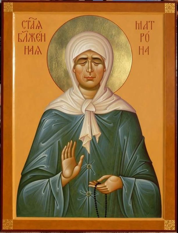 Писана ікона Свята Блаженна Матрона