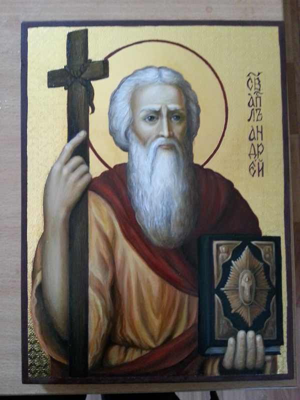 Св андрий Первозванная рукописная икона
