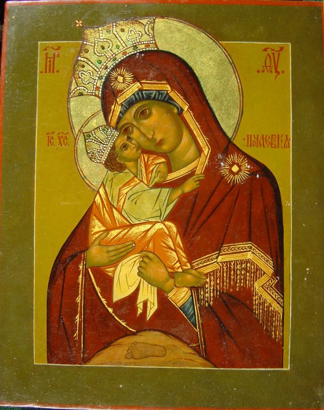 Почаївська красива писана ікона