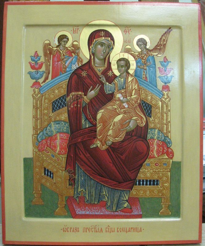 Всецарица прекрасная писаная икона
