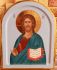 Господь Спаситель рукописная икона
