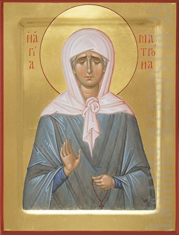 Писана ікона Свята Блаженна Матрона