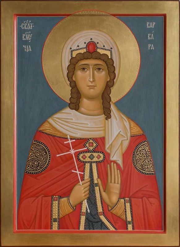 Свята мучениця Варвара  ікона